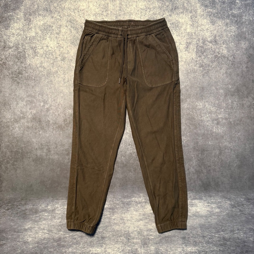Athleta Farallon Jogger Gray Organic Cotton Utility Pants Womens Size 4